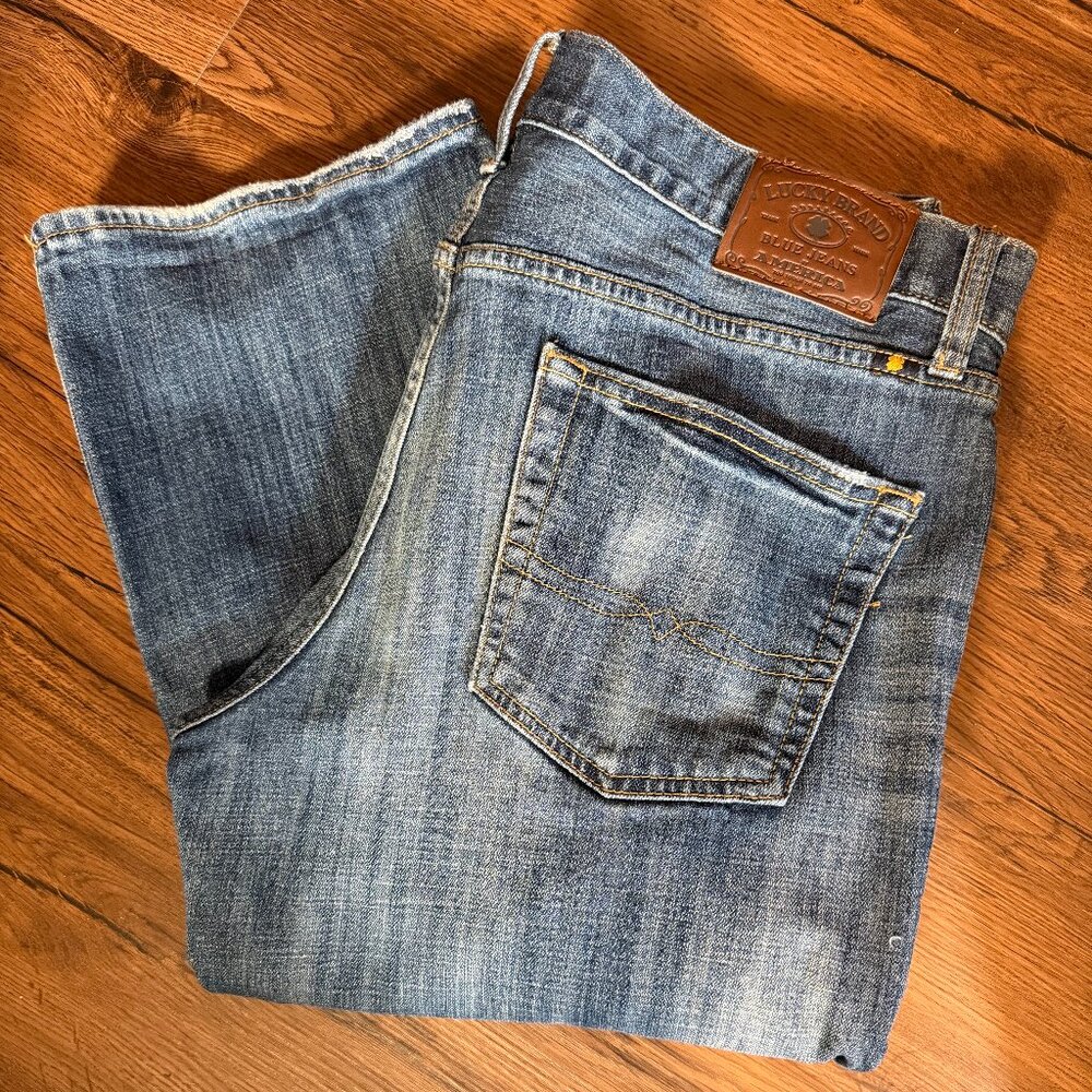 Lucky Brand 361 Vintage Denim Straight Leg Jeans - Men's 34x34 Medium Wash